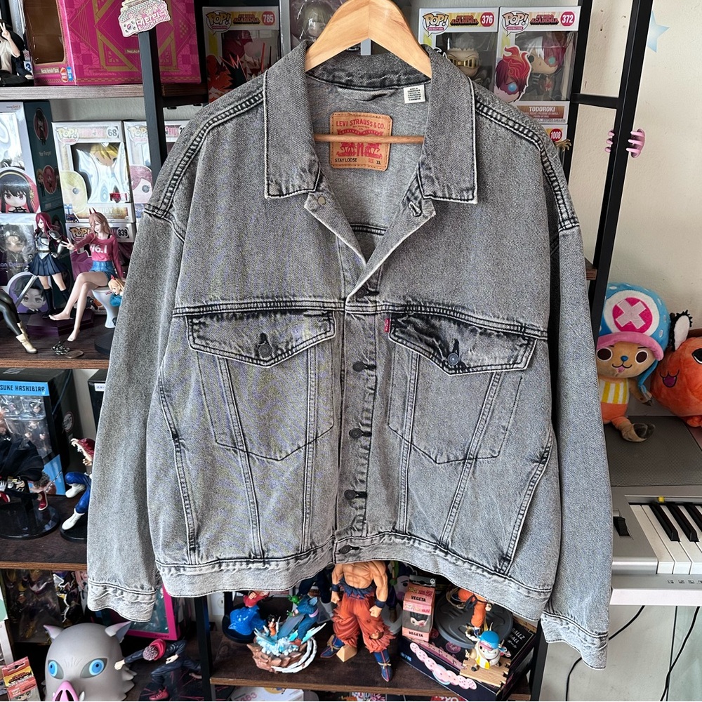 Levi’s Stay Loose Jacket Vintage Style Denim Men’s XL - Picture 1 of 7